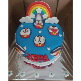 Detail Kue Ulang Tahun Gambar Doraemon Nomer 21