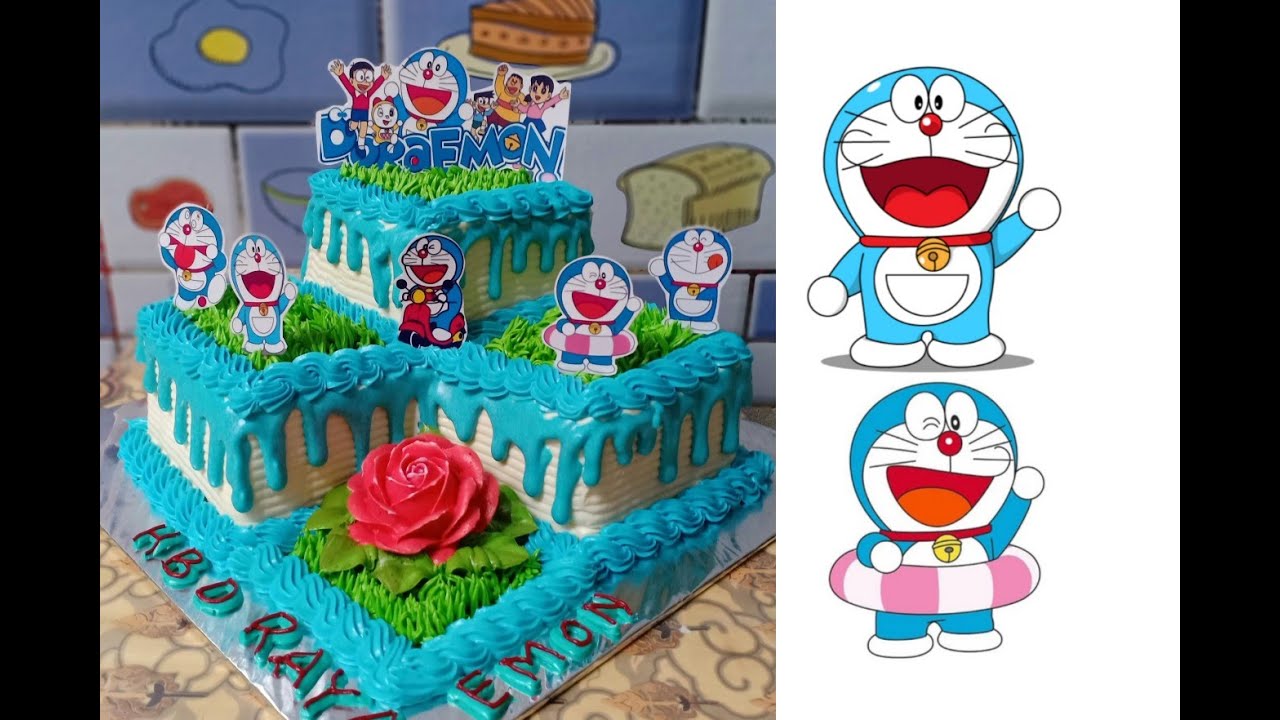 Detail Kue Ulang Tahun Gambar Doraemon Nomer 31