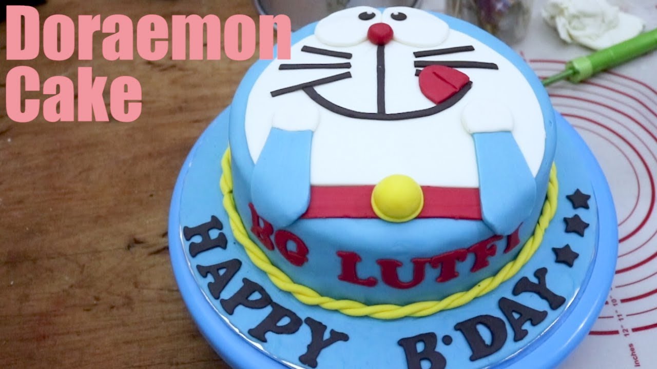 Detail Kue Ulang Tahun Gambar Doraemon Nomer 32