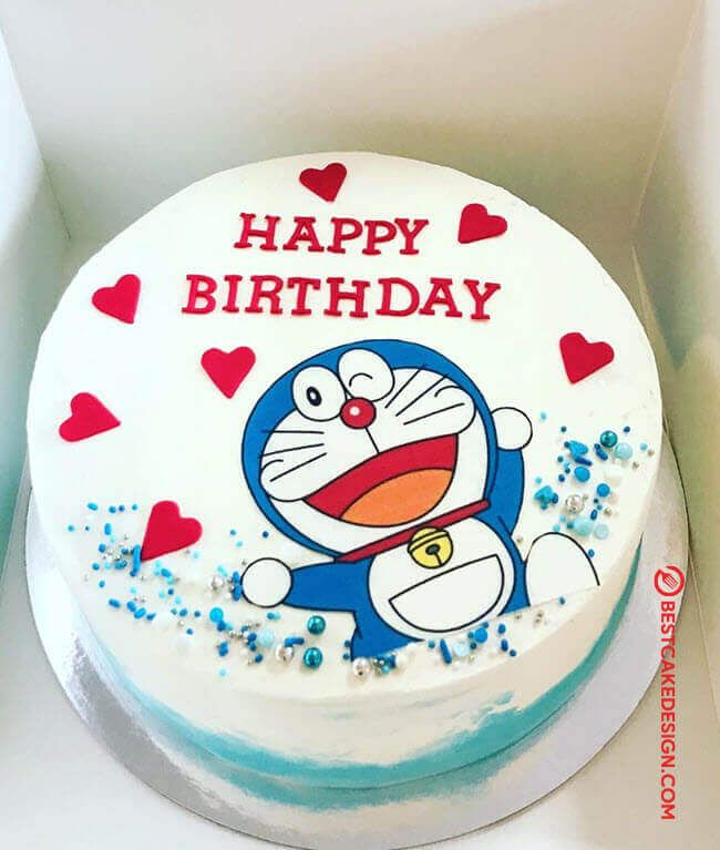 Detail Kue Ulang Tahun Gambar Doraemon Nomer 9