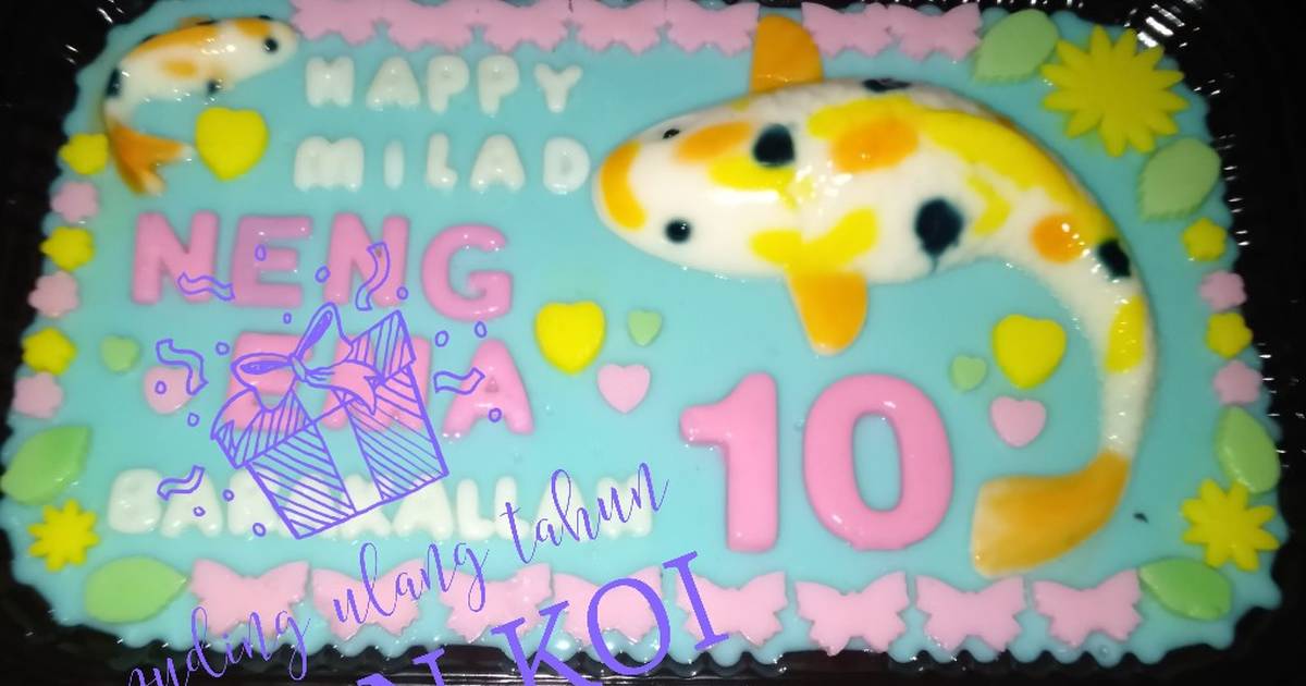 Detail Kue Ulang Tahun Gambar Ikan Nomer 48