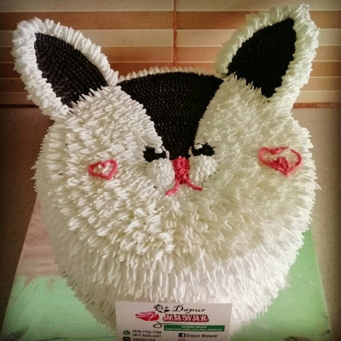 Detail Kue Ulang Tahun Gambar Kucing Nomer 12