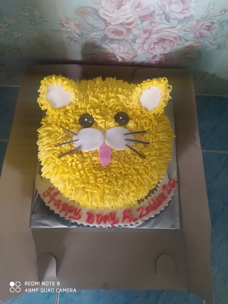 Detail Kue Ulang Tahun Gambar Kucing Nomer 16