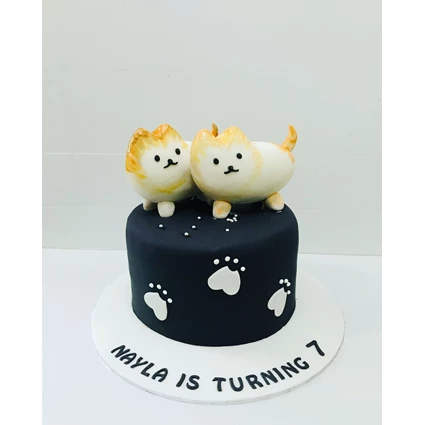 Detail Kue Ulang Tahun Gambar Kucing Nomer 31