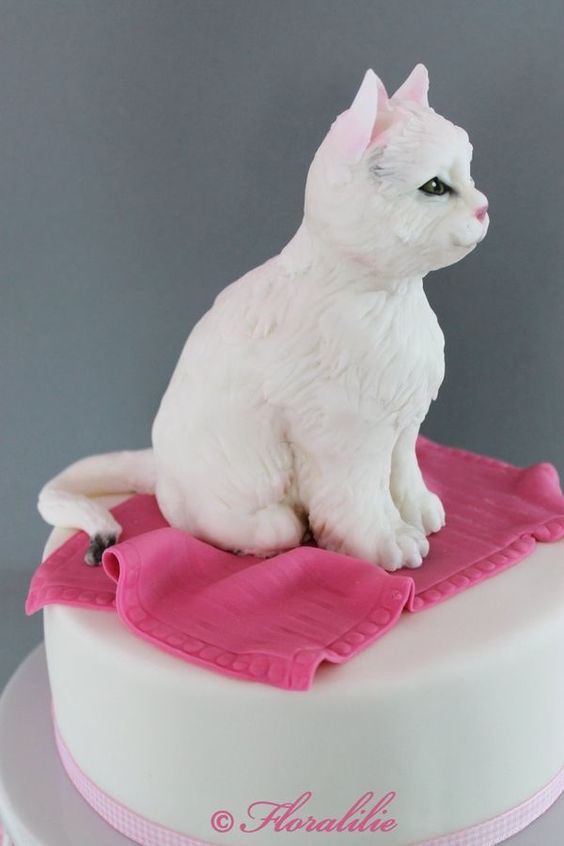 Detail Kue Ulang Tahun Gambar Kucing Nomer 42