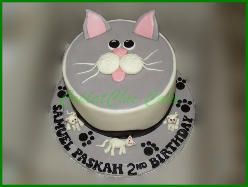 Detail Kue Ulang Tahun Gambar Kucing Nomer 48