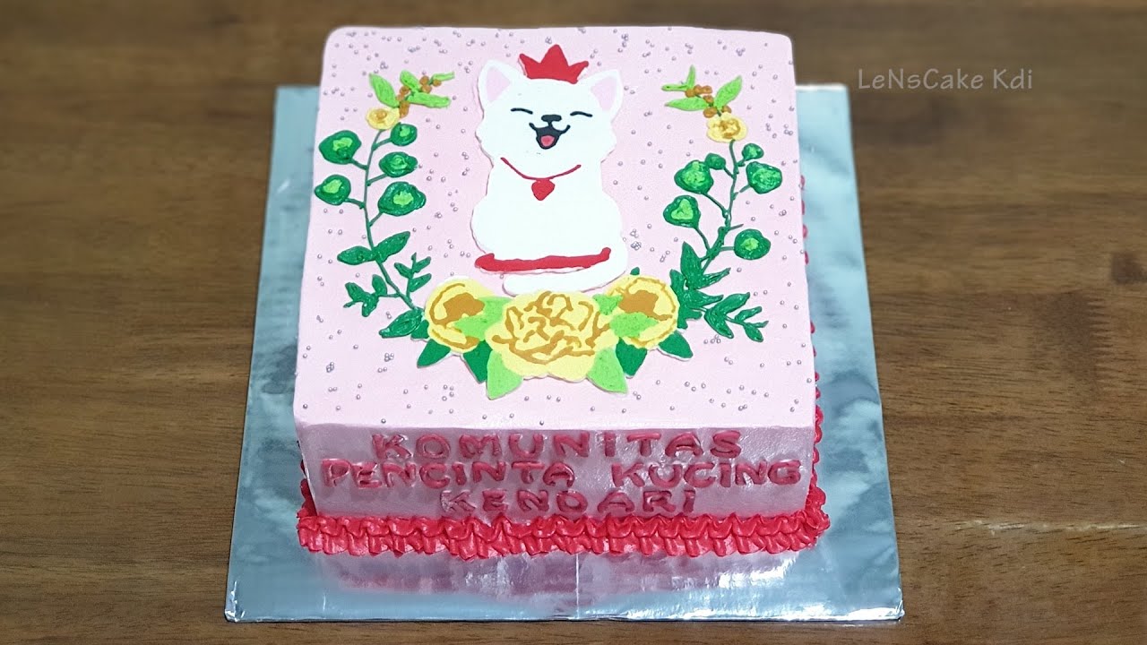 Detail Kue Ulang Tahun Gambar Kucing Nomer 54