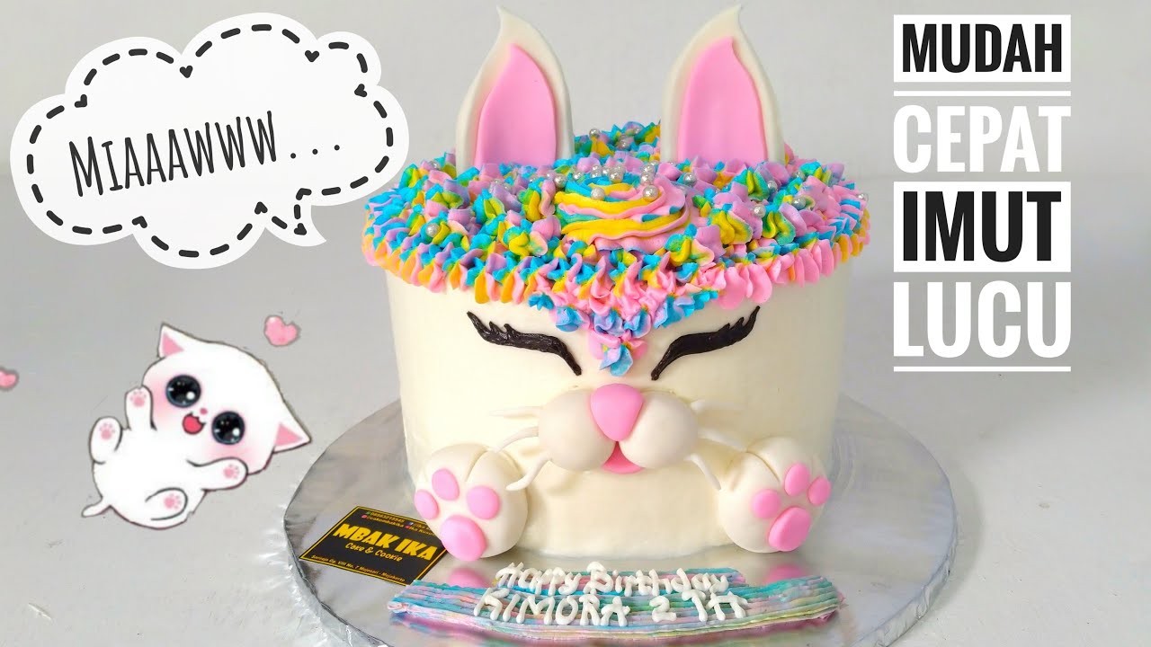 Detail Kue Ulang Tahun Gambar Kucing Nomer 55