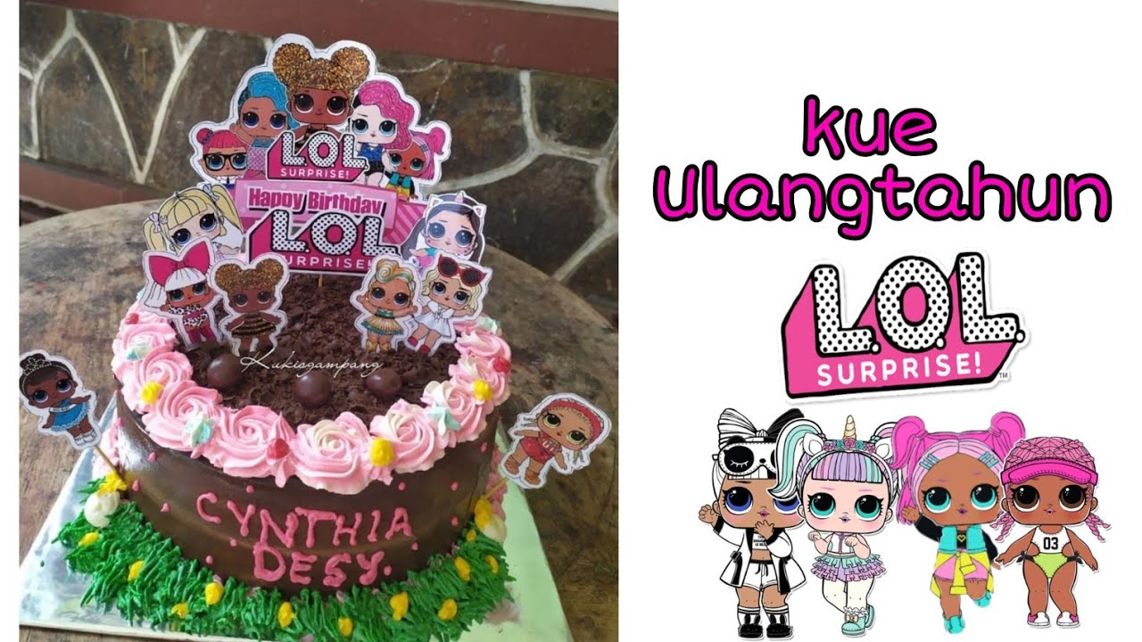 Detail Kue Ulang Tahun Gambar Lol Nomer 46