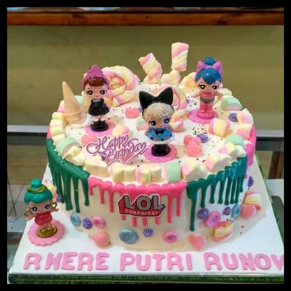 Detail Kue Ulang Tahun Gambar Lol Nomer 56