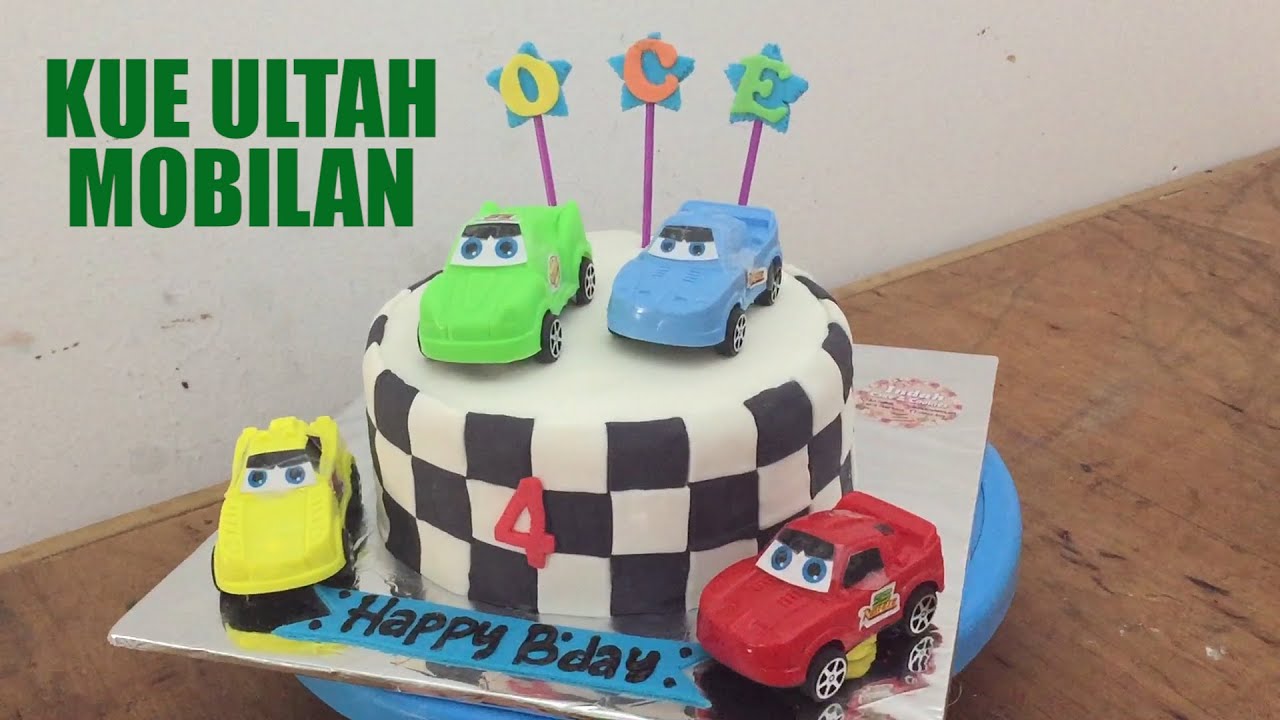 Detail Kue Ulang Tahun Gambar Mobil Nomer 31