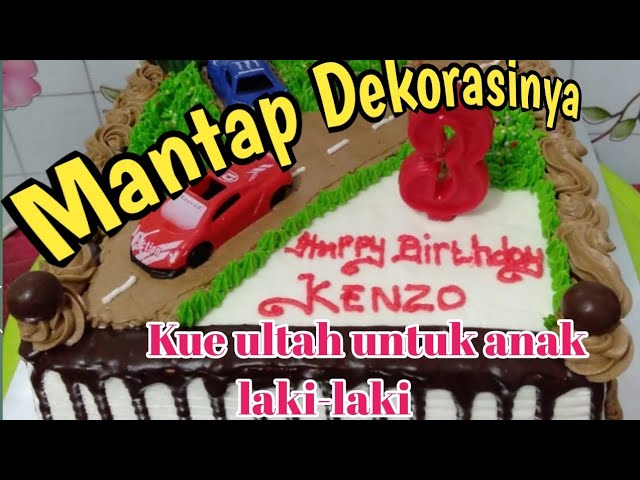 Detail Kue Ulang Tahun Gambar Mobil Nomer 37