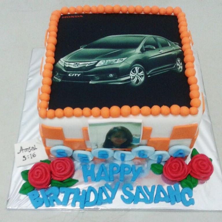 Detail Kue Ulang Tahun Gambar Mobil Nomer 54