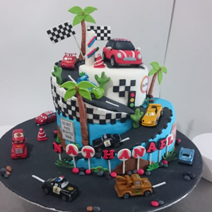 Detail Kue Ulang Tahun Gambar Mobil Balap Nomer 50