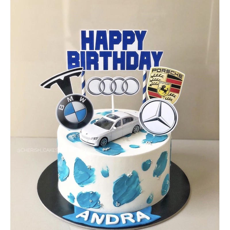 Detail Kue Ulang Tahun Gambar Mobil Balap Nomer 9