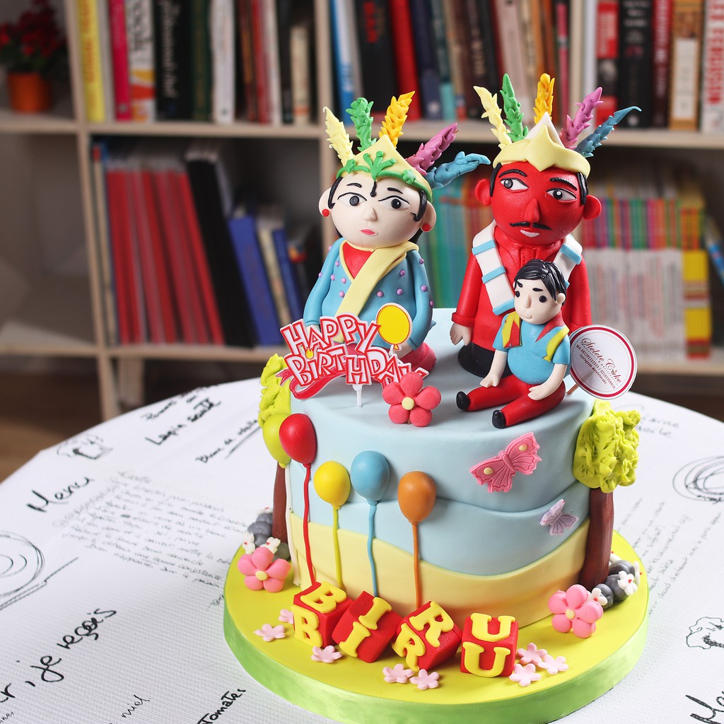 Detail Kue Ulang Tahun Gambar Ondel Ondel Nomer 20