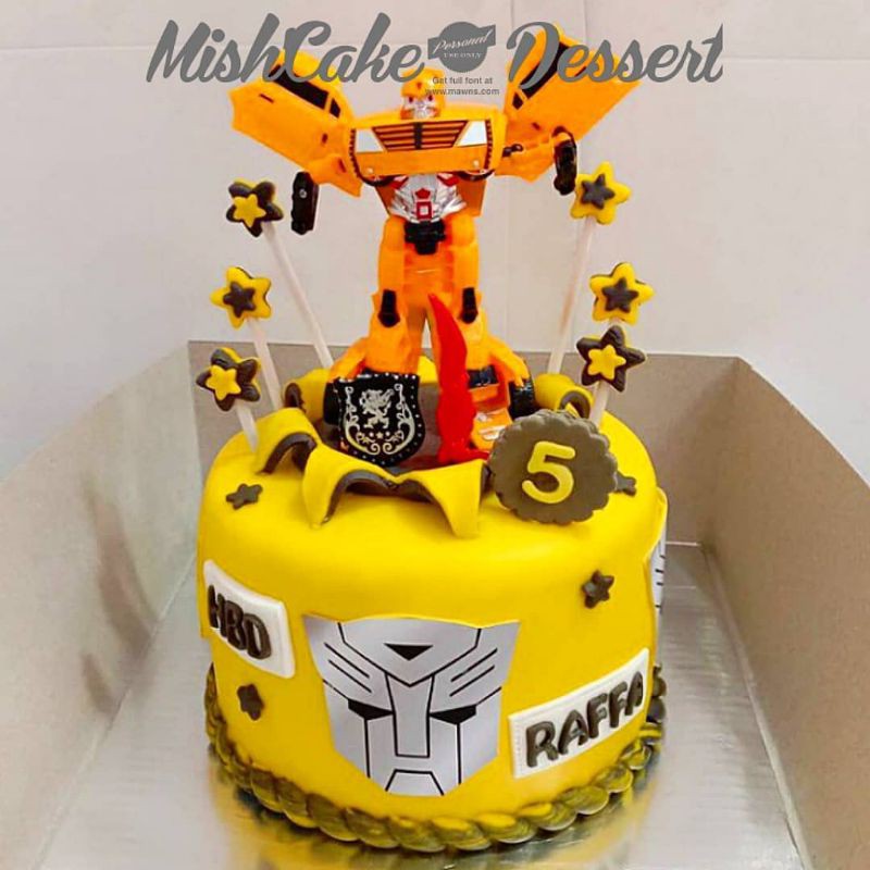 Kue Ulang Tahun Gambar Robot - KibrisPDR