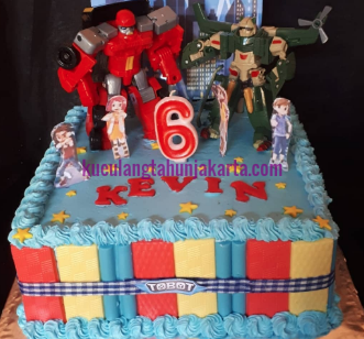 Detail Kue Ulang Tahun Gambar Robot Nomer 14