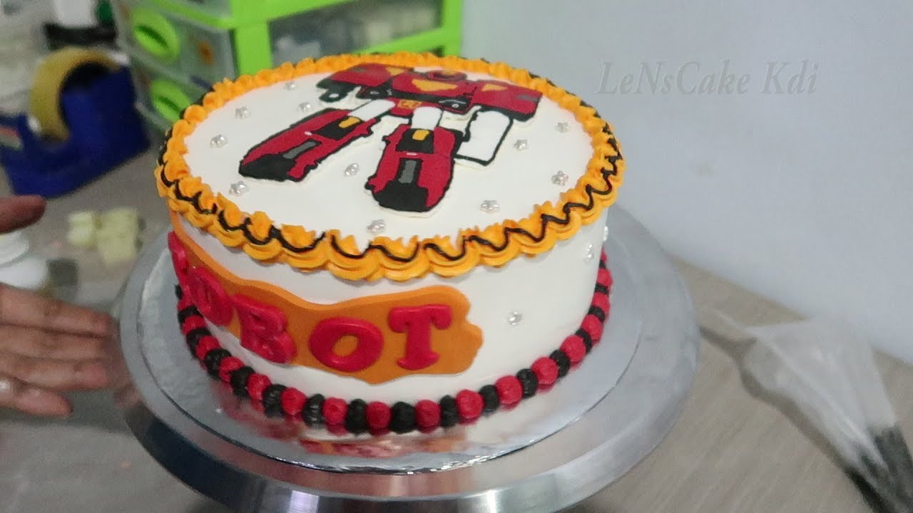 Detail Kue Ulang Tahun Gambar Robot Nomer 31