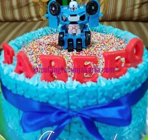 Detail Kue Ulang Tahun Gambar Robot Nomer 43