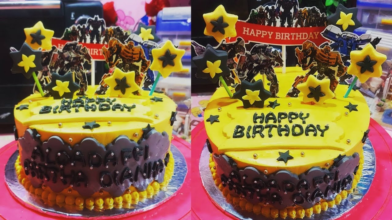 Detail Kue Ulang Tahun Gambar Robot Nomer 54