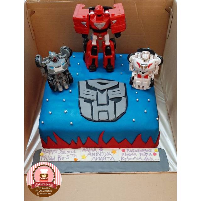 Detail Kue Ulang Tahun Gambar Robot Nomer 56
