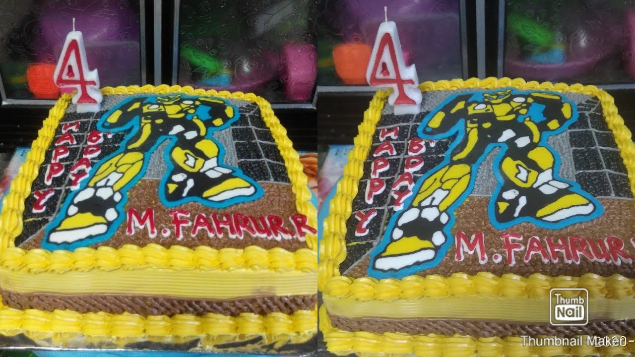 Detail Kue Ulang Tahun Gambar Robot Nomer 58