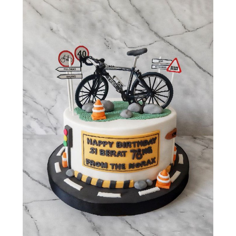 Kue Ulang Tahun Gambar Sepeda - KibrisPDR