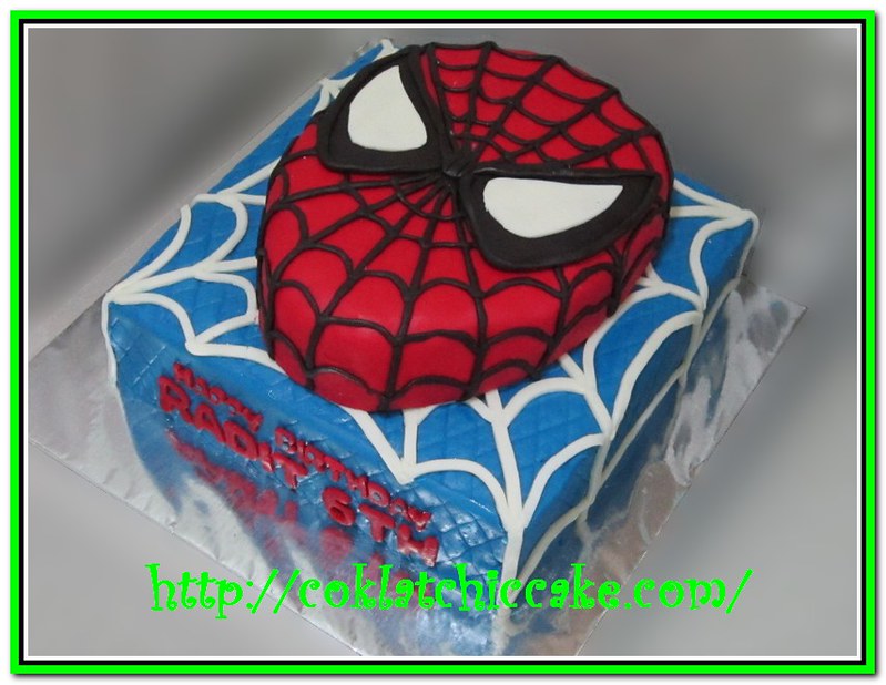 Detail Kue Ulang Tahun Gambar Spiderman Nomer 15