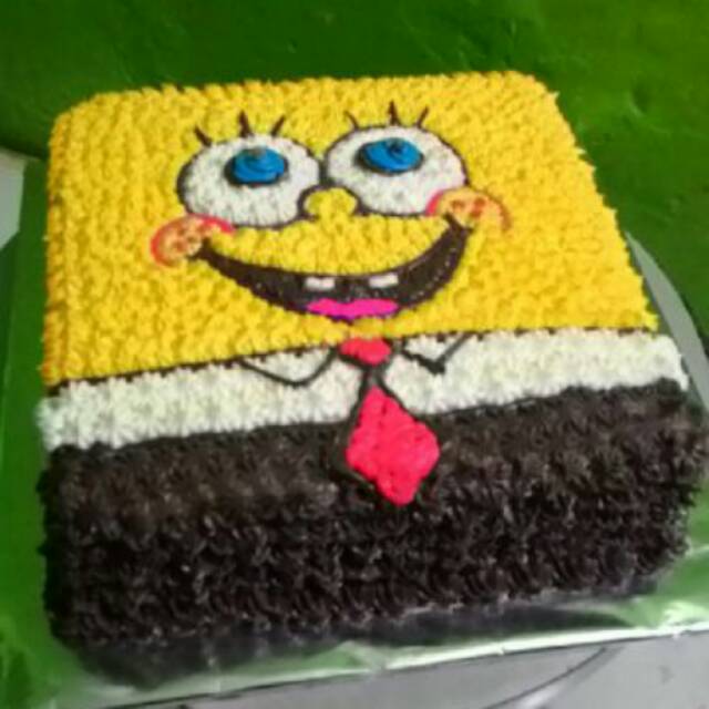 Detail Kue Ulang Tahun Gambar Spongebob Nomer 55