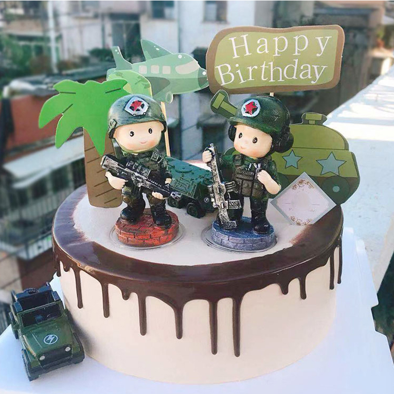 Detail Kue Ulang Tahun Gambar Tentara Nomer 49