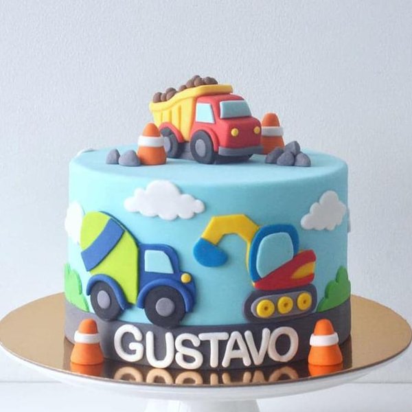 Detail Kue Ulang Tahun Gambar Truk Nomer 28