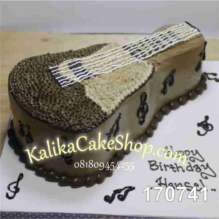 Detail Kue Ulang Tahun Gitar Nomer 47