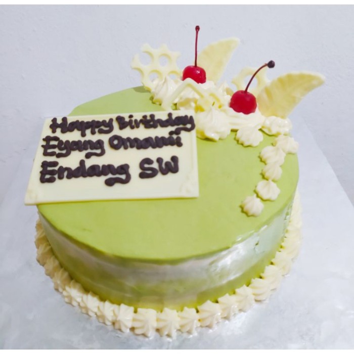 Detail Kue Ulang Tahun Green Tea Nomer 9