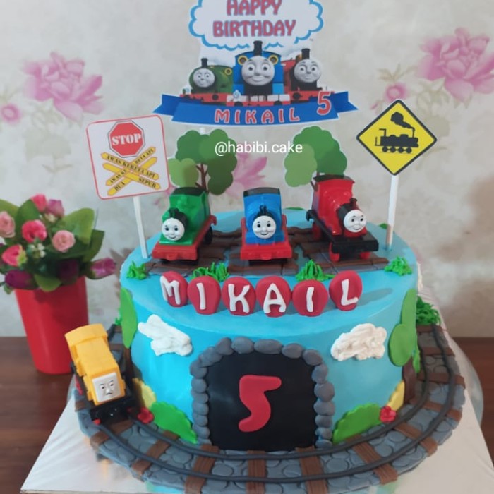 Detail Kue Ulang Tahun Kereta Api Nomer 9