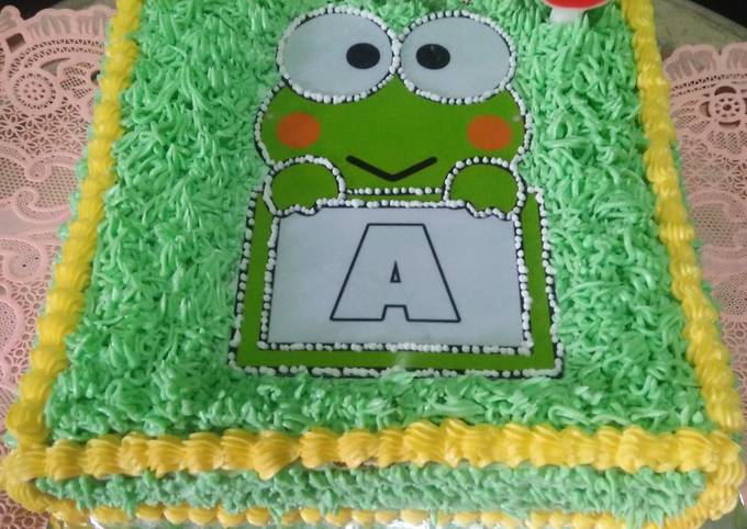 Detail Kue Ulang Tahun Keroppi Nomer 9