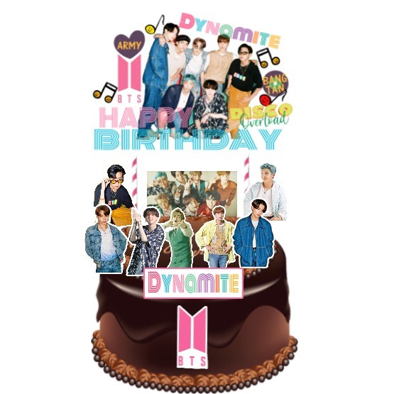 Detail Kue Ulang Tahun Lambang Bts Nomer 46