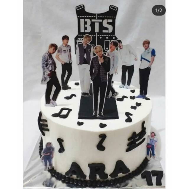 Detail Kue Ulang Tahun Lambang Bts Nomer 6