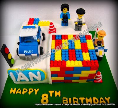 Detail Kue Ulang Tahun Lego City Nomer 16