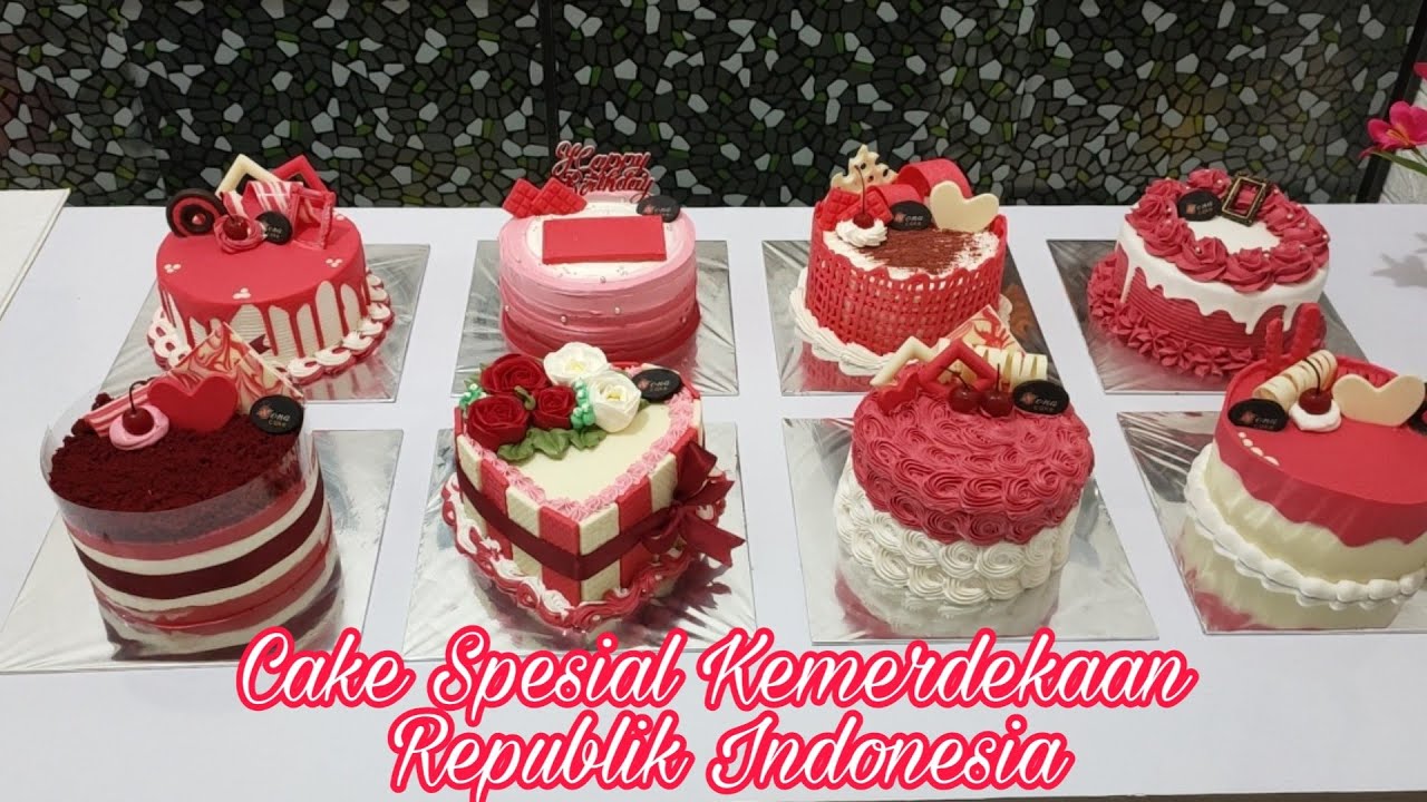 Detail Kue Ulang Tahun Merah Putih Nomer 12