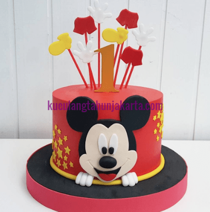Detail Kue Ulang Tahun Mickey Mouse Nomer 18
