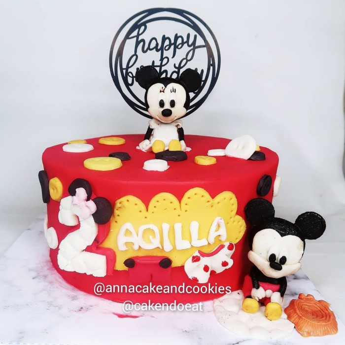 Detail Kue Ulang Tahun Mickey Mouse Nomer 33