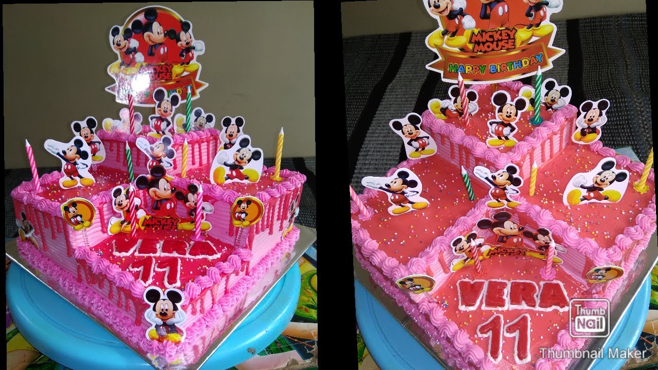 Detail Kue Ulang Tahun Mickey Mouse Nomer 51