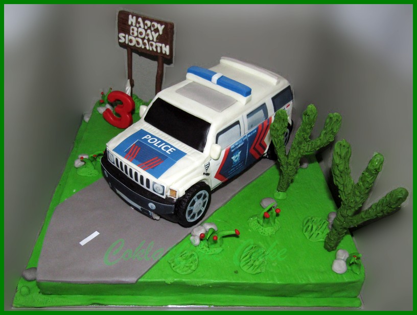 Detail Kue Ulang Tahun Mobil Polisi Nomer 12