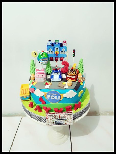 Detail Kue Ulang Tahun Mobil Polisi Nomer 27