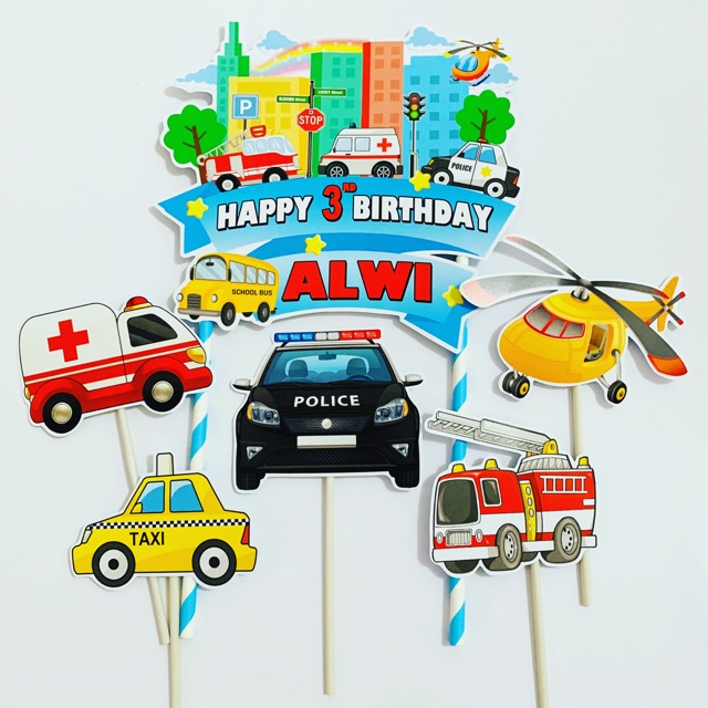Detail Kue Ulang Tahun Mobil Polisi Nomer 54
