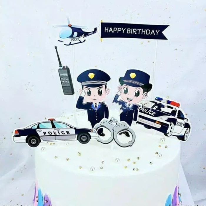 Detail Kue Ulang Tahun Mobil Polisi Nomer 9