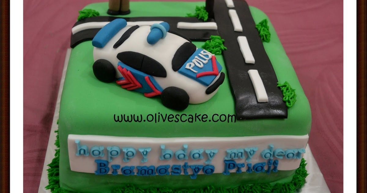 Detail Kue Ulang Tahun Mobil Polisi Nomer 10