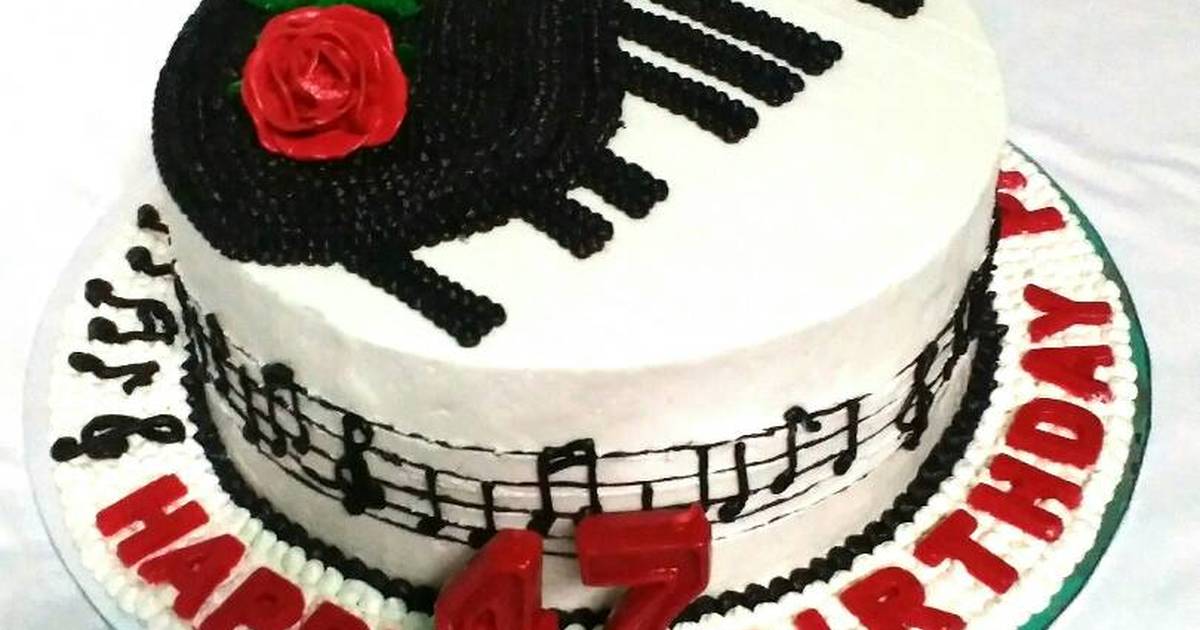 Detail Kue Ulang Tahun Piano Nomer 11