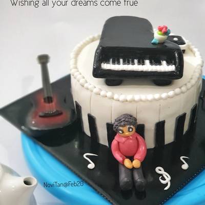 Detail Kue Ulang Tahun Piano Nomer 8